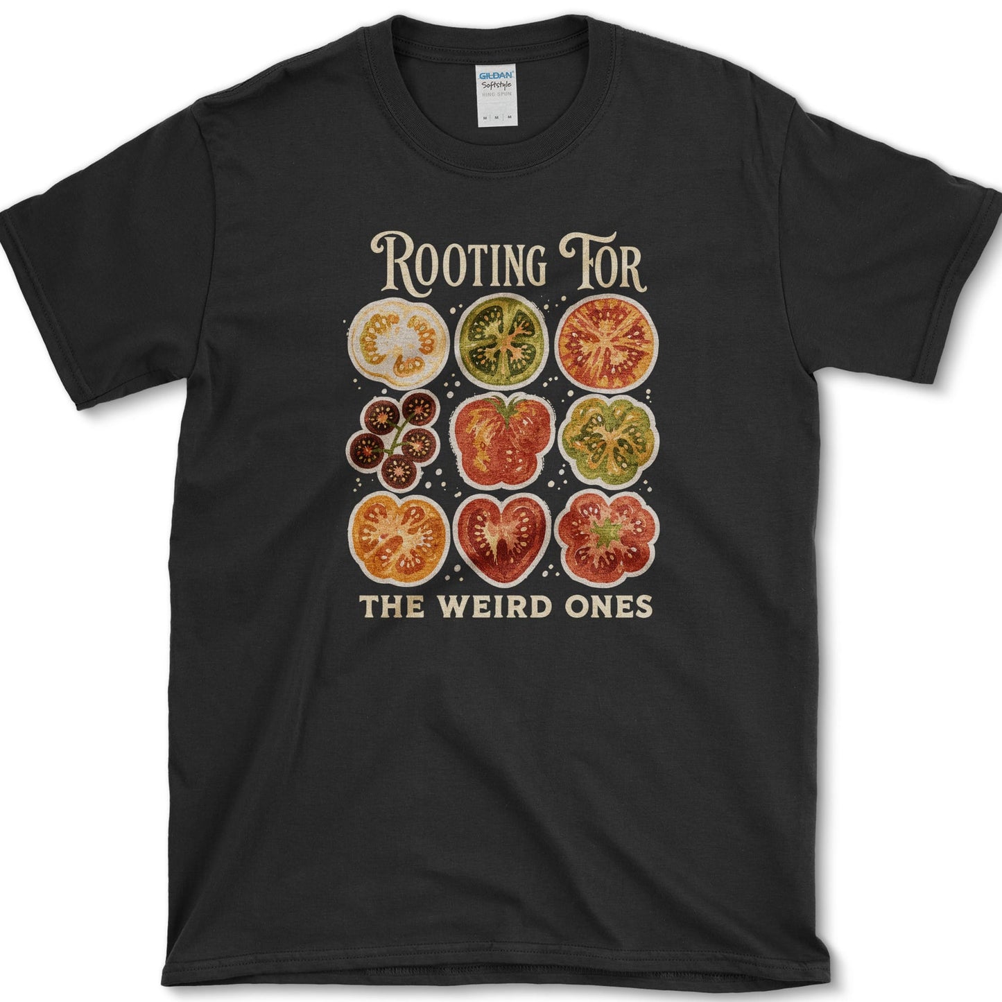 Rooting for the Weird Ones T-Shirt S / Black Essential Tees