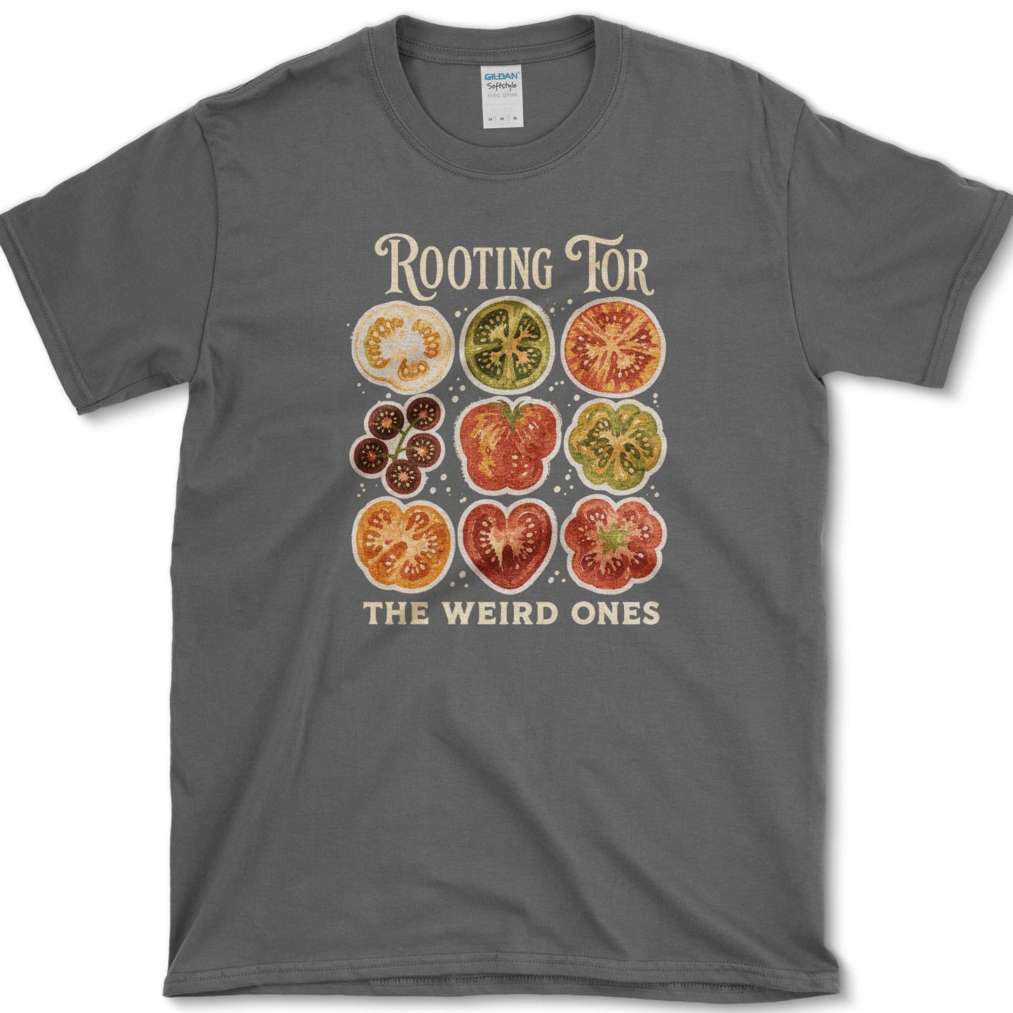 Rooting for the Weird Ones T-Shirt S / Dark Heather Essential Tees