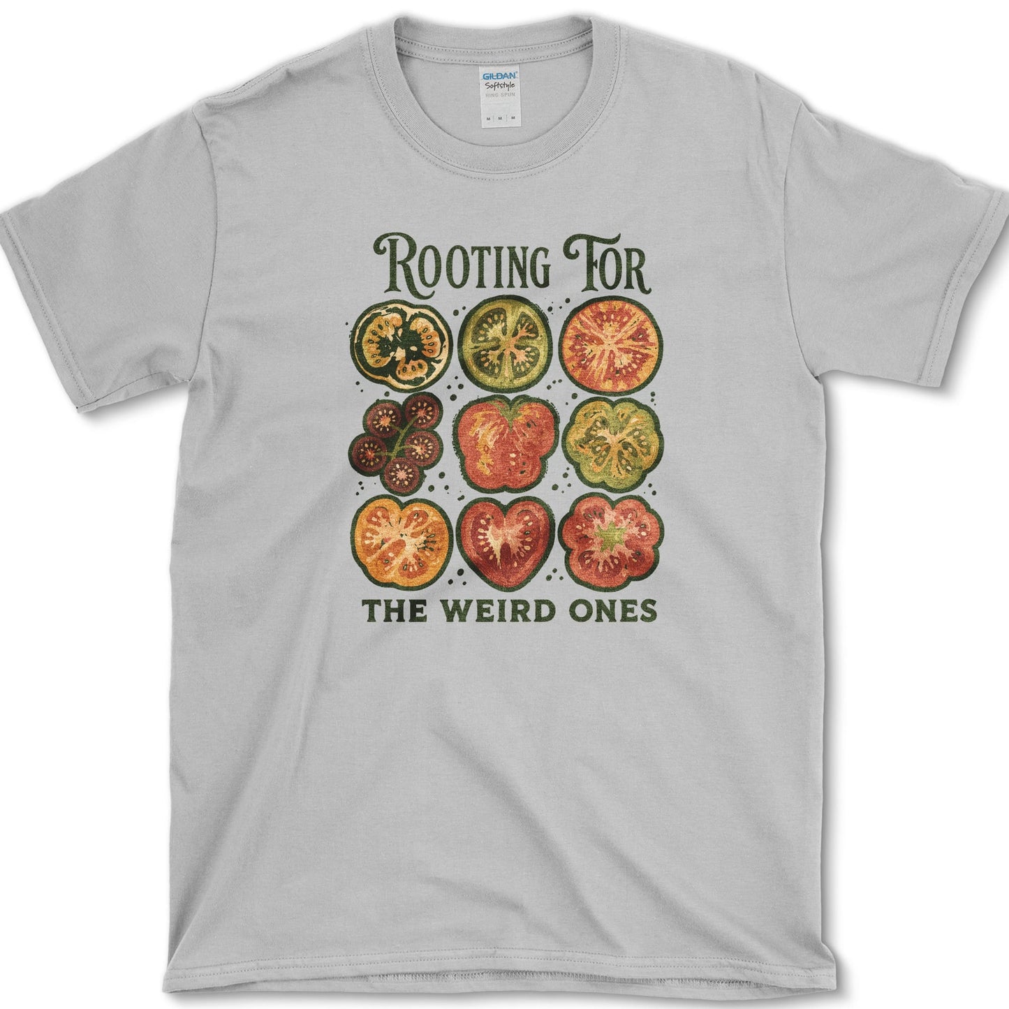 Rooting for the Weird Ones T-Shirt S / Sport Grey Essential Tees