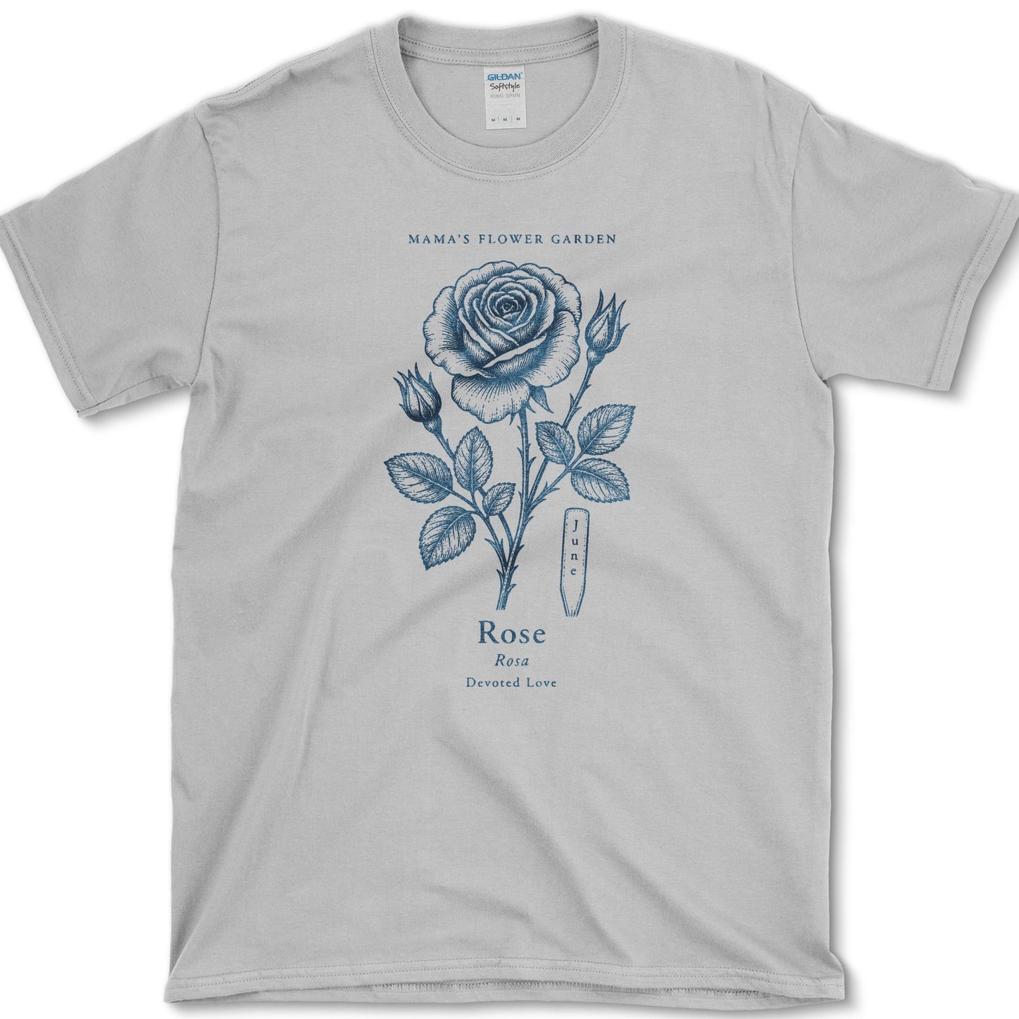 Rose T-Shirt S / Sport Grey Essential Tees