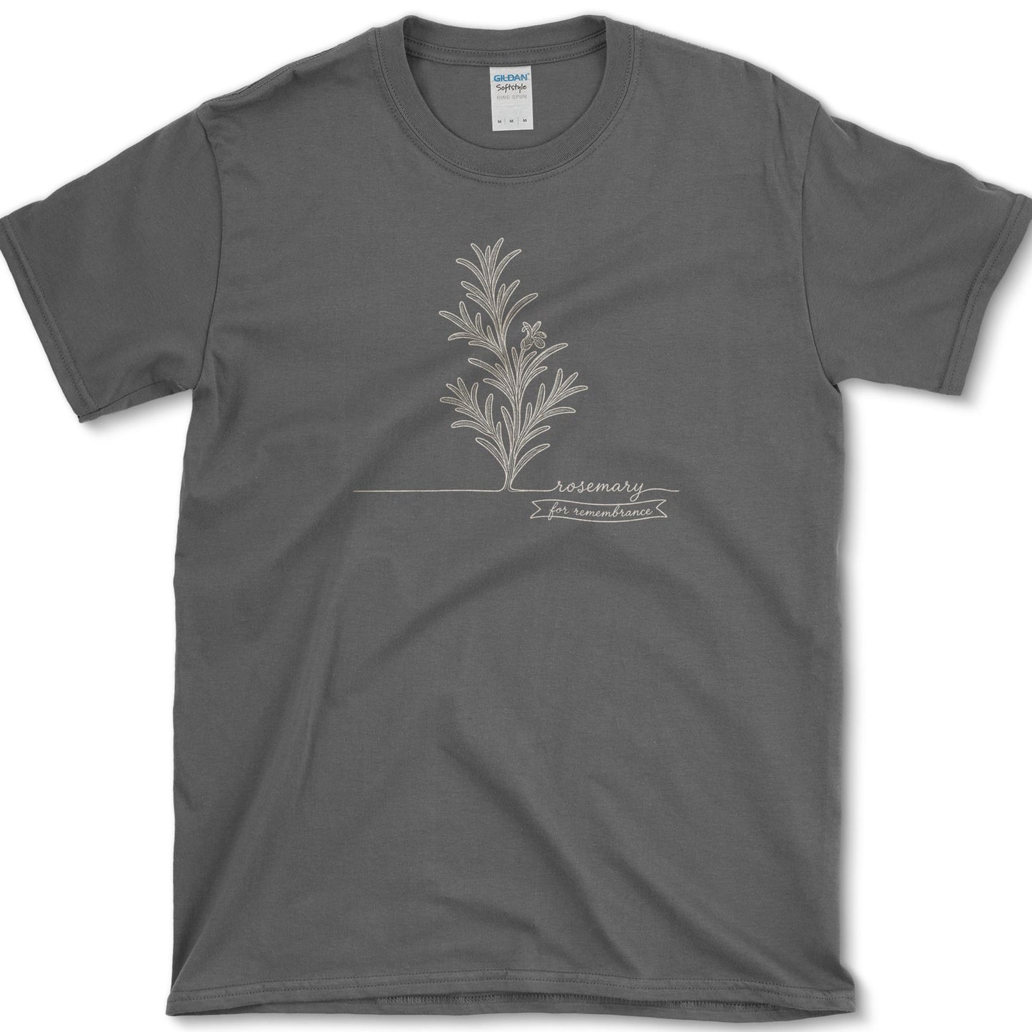 Rosemary Remembrance T-Shirt S / Dark Heather Essential Tees
