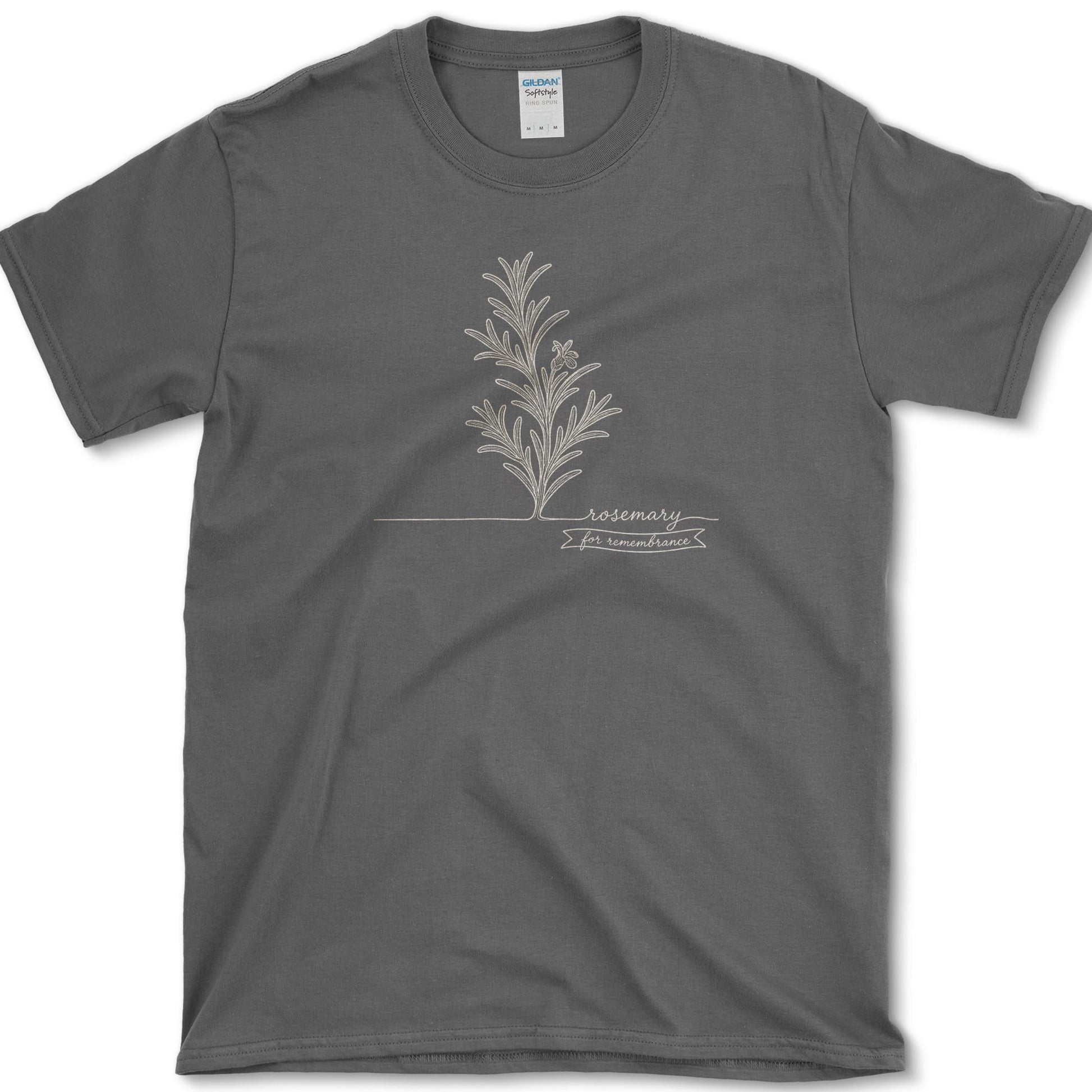 Rosemary Remembrance T-Shirt S / Dark Heather Essential Tees