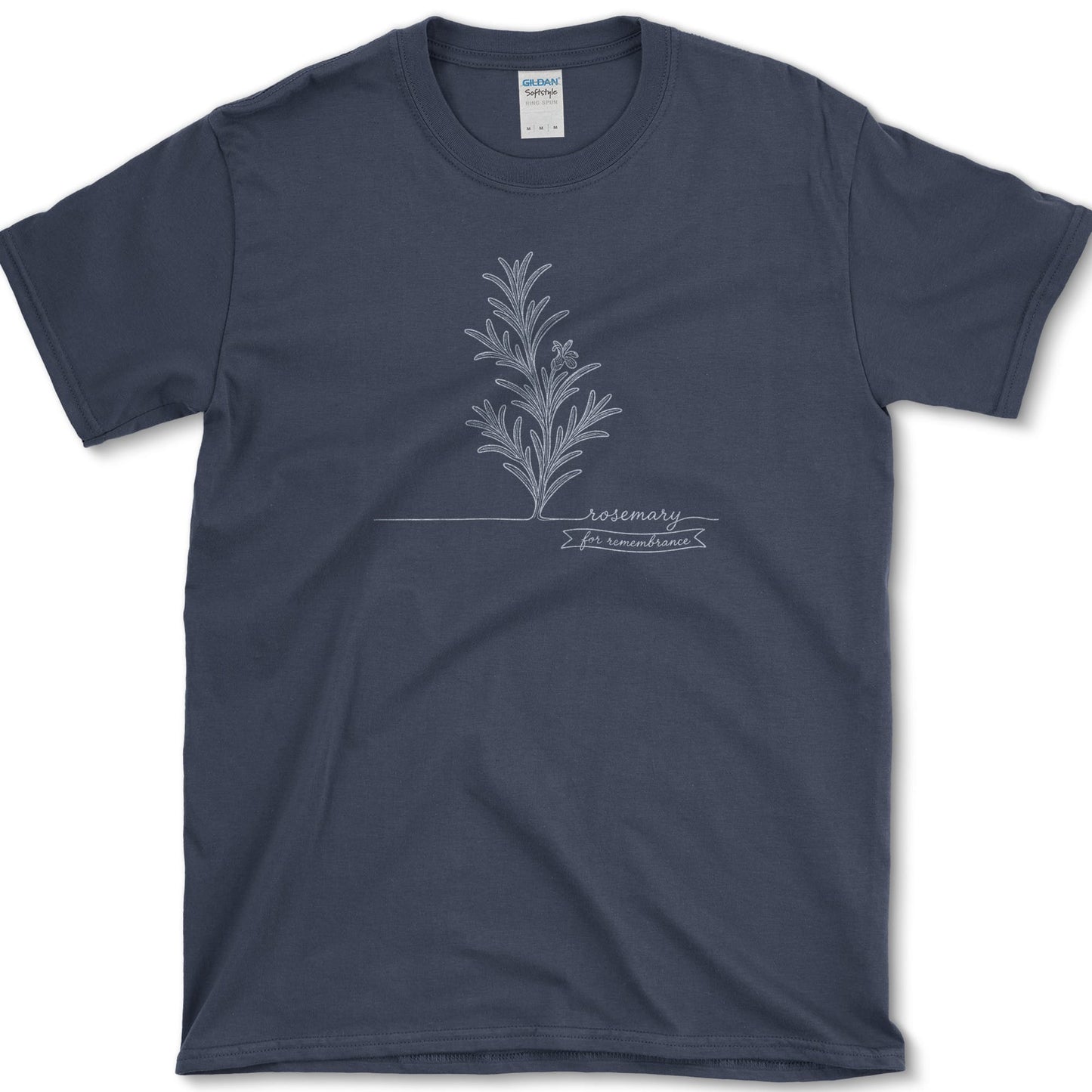 Rosemary Remembrance T-Shirt S / Navy Essential Tees