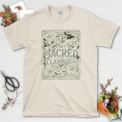 Sacred Classroom T-Shirt Essential Tees / S / Natural Physical Item