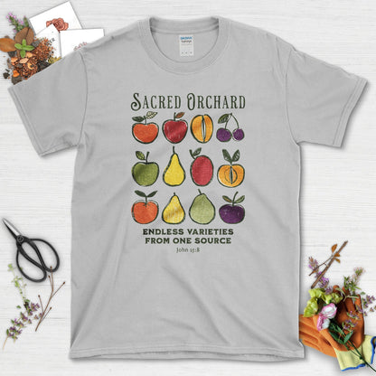 Sacred Orchard T-Shirt Essential Tees / S / Sport Grey Physical Item