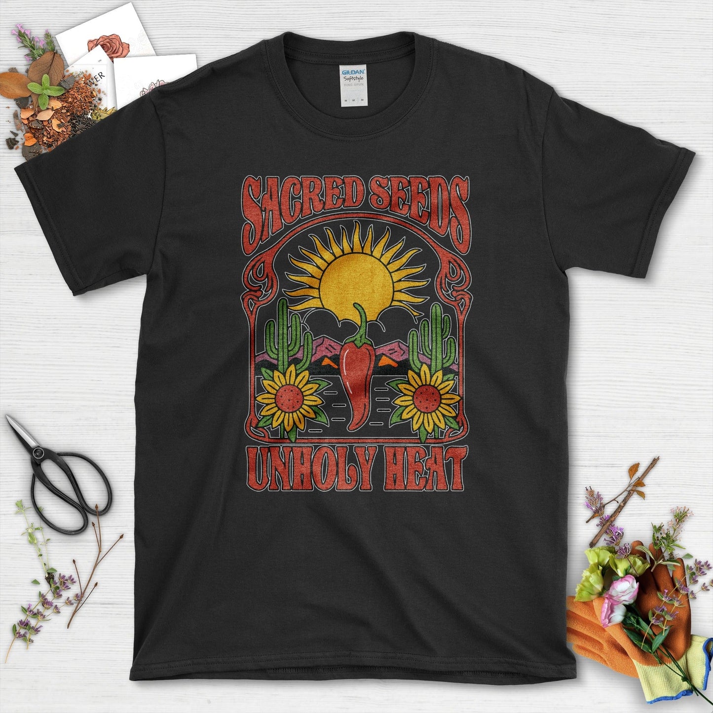 Sacred Seeds Unholy Heat T-Shirt Black / M Physical Item
