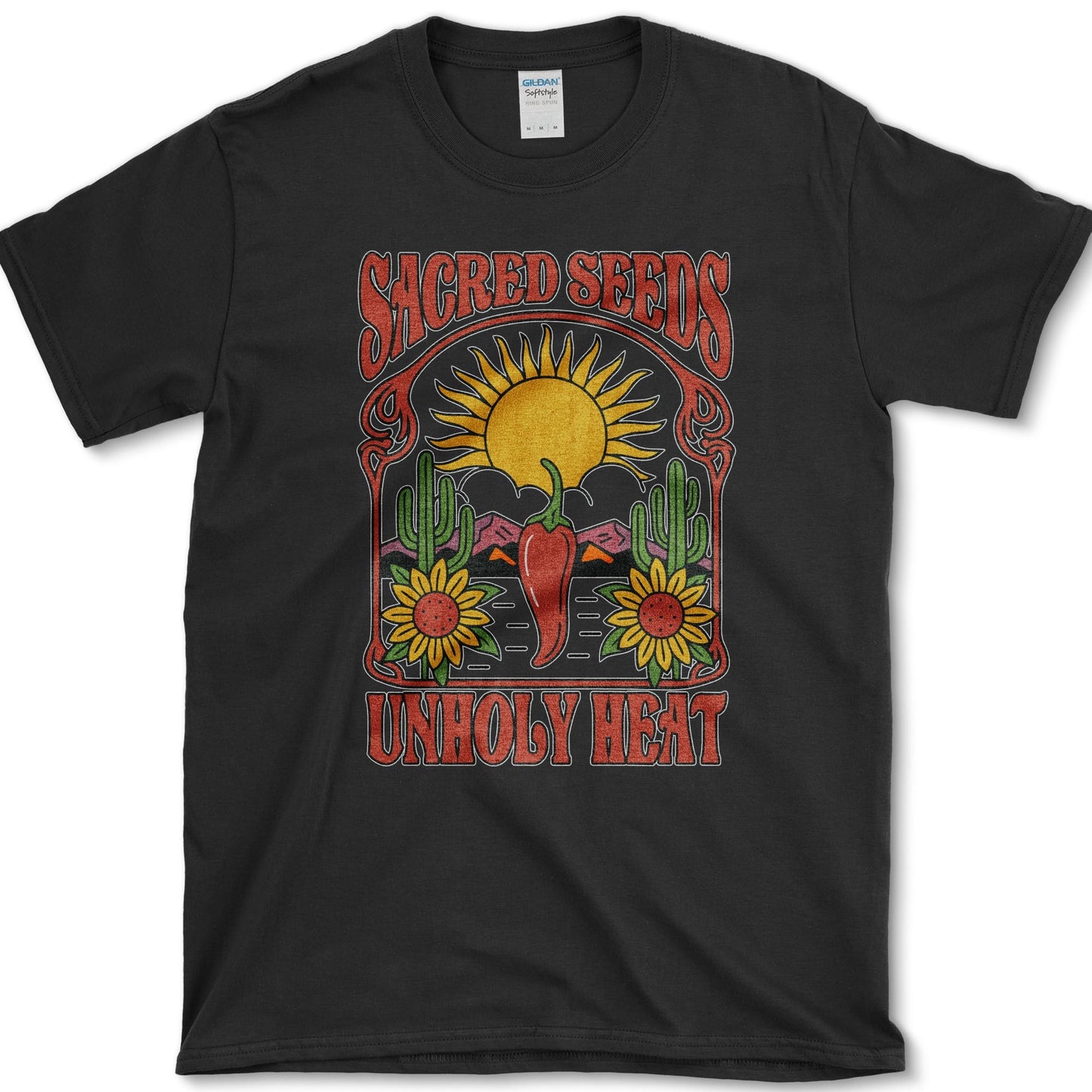Sacred Seeds Unholy Heat T-Shirt Black / S Essential Tees
