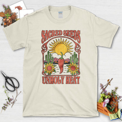 Sacred Seeds Unholy Heat T-Shirt Natural / M Physical Item