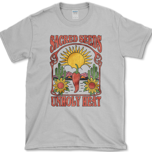 Sacred Seeds Unholy Heat T-Shirt Sport Grey / S Essential Tees