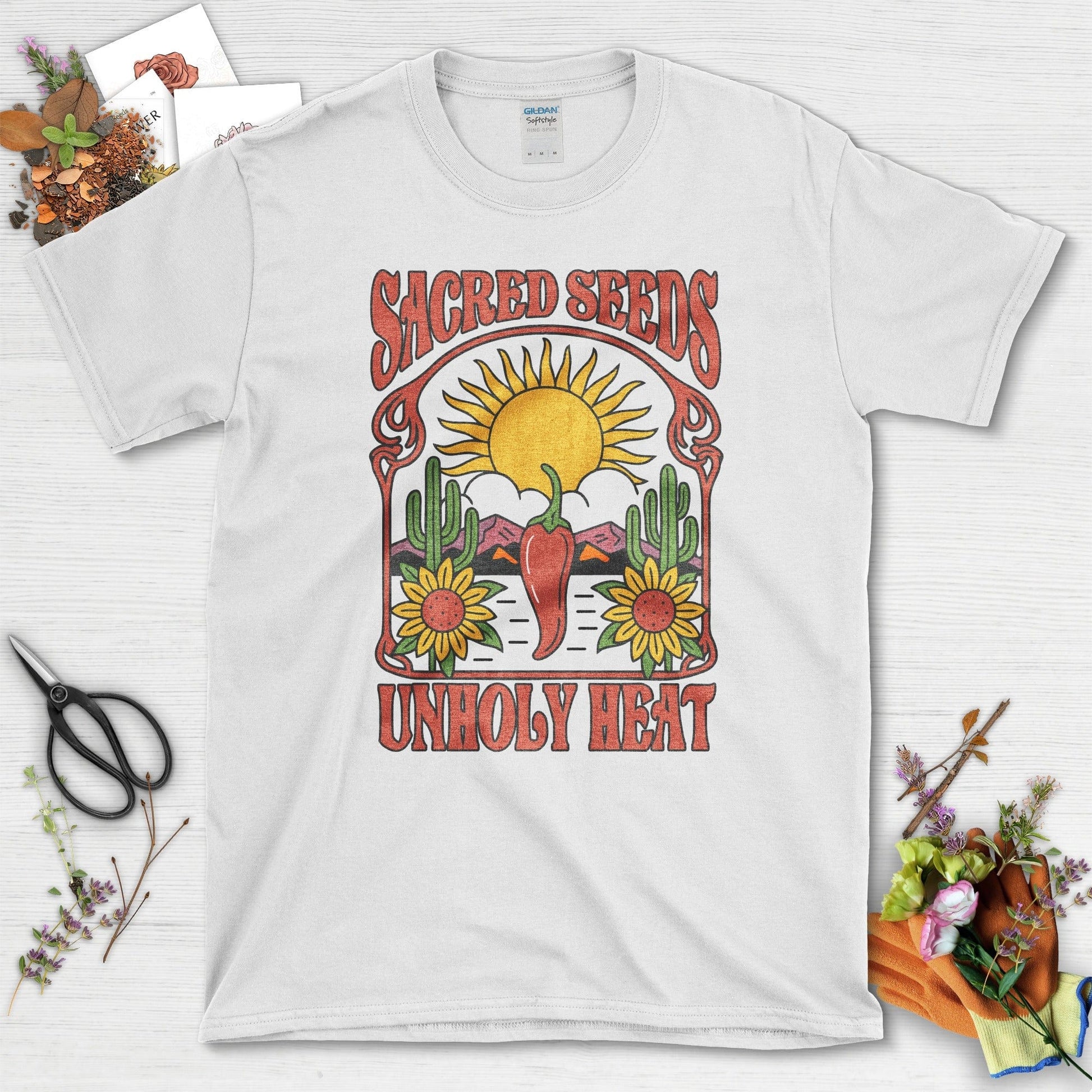 Sacred Seeds Unholy Heat T-Shirt White / M Physical Item