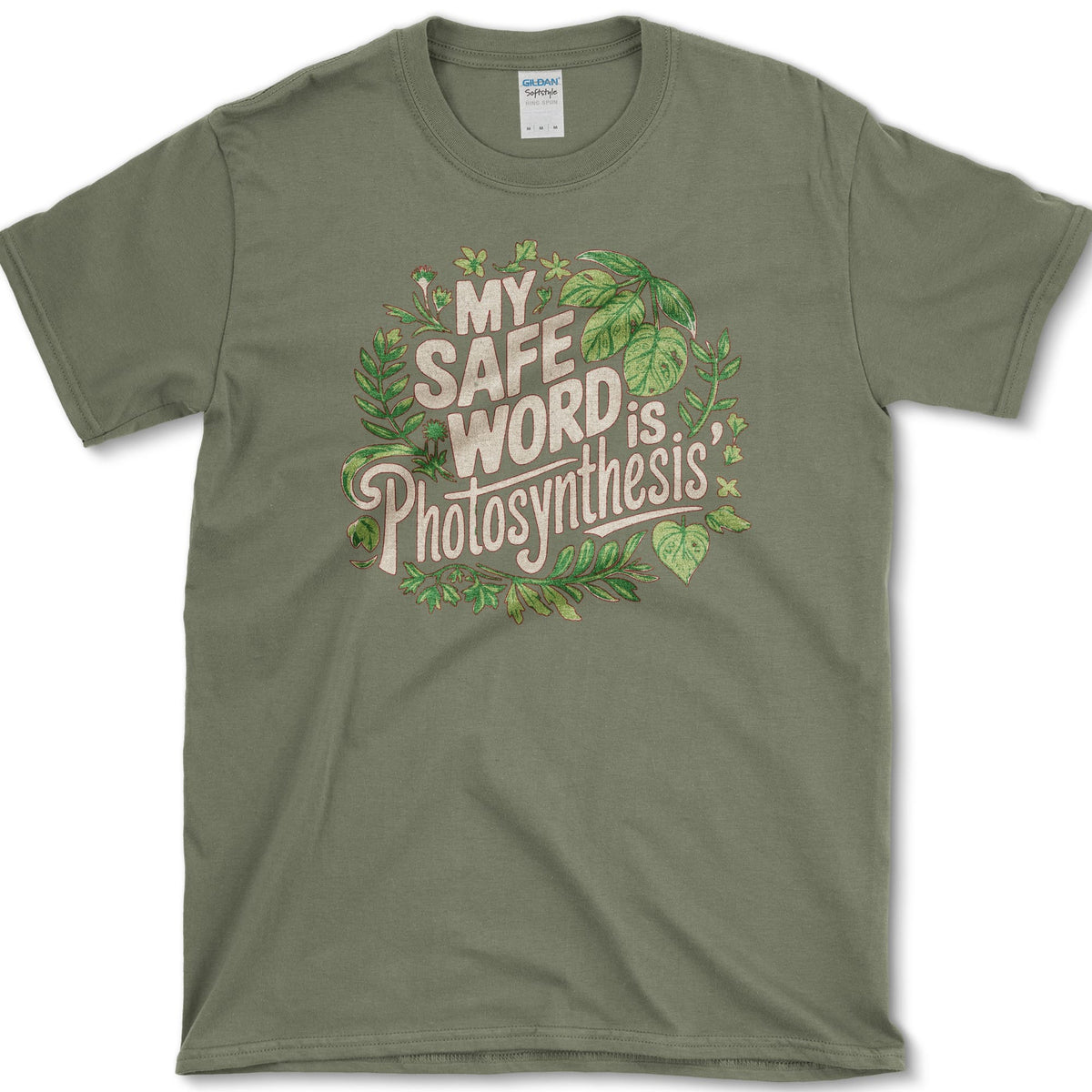 Safe Word Photosynthesis T-Shirt Military Green / S Essential Tees