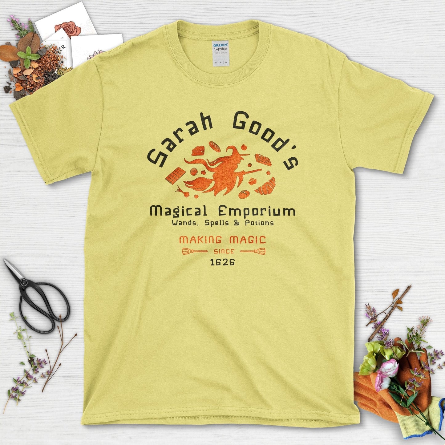 Sarah Good's Magical Emporium T-Shirt Cornsilk / S / T-Shirts Physical Item