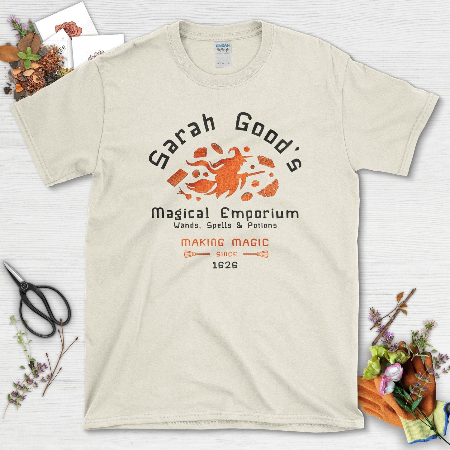 Sarah Good's Magical Emporium T-Shirt Natural / S / T-Shirts Physical Item