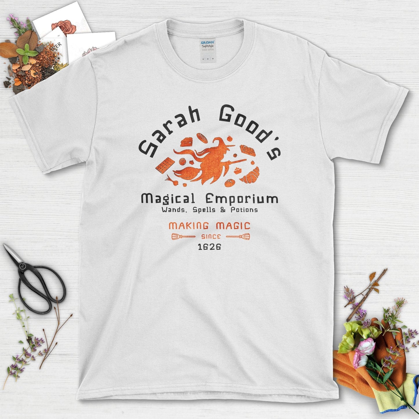 Sarah Good's Magical Emporium T-Shirt White / S / T-Shirts Physical Item