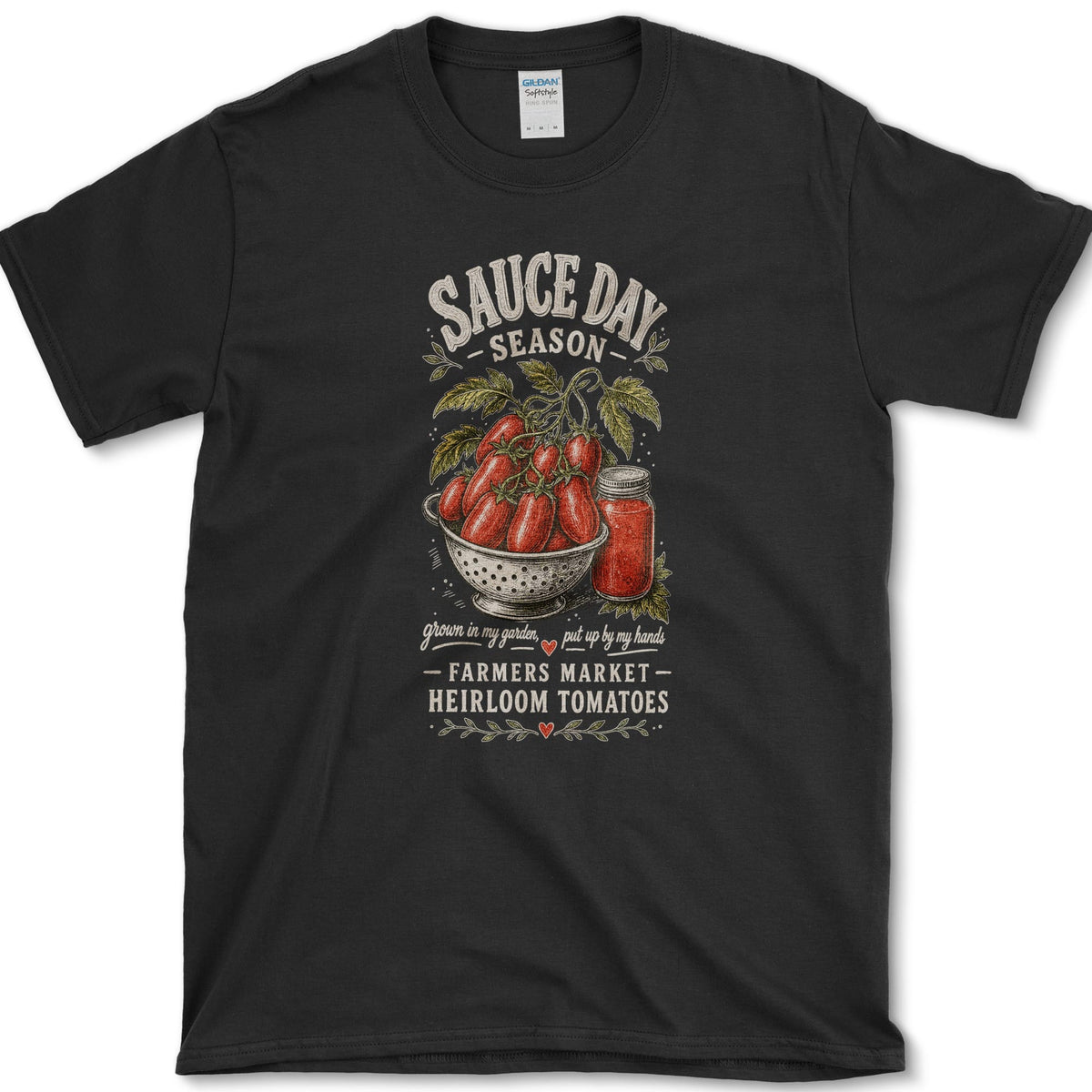 Sauce Day T-Shirt S / Black Essential Tees