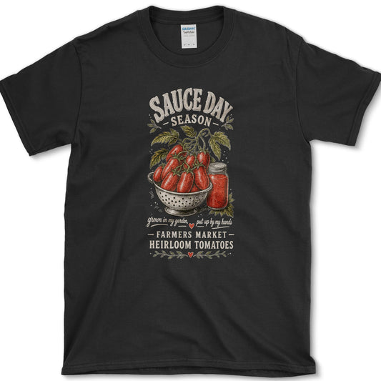 Sauce Day T-Shirt S / Black Essential Tees