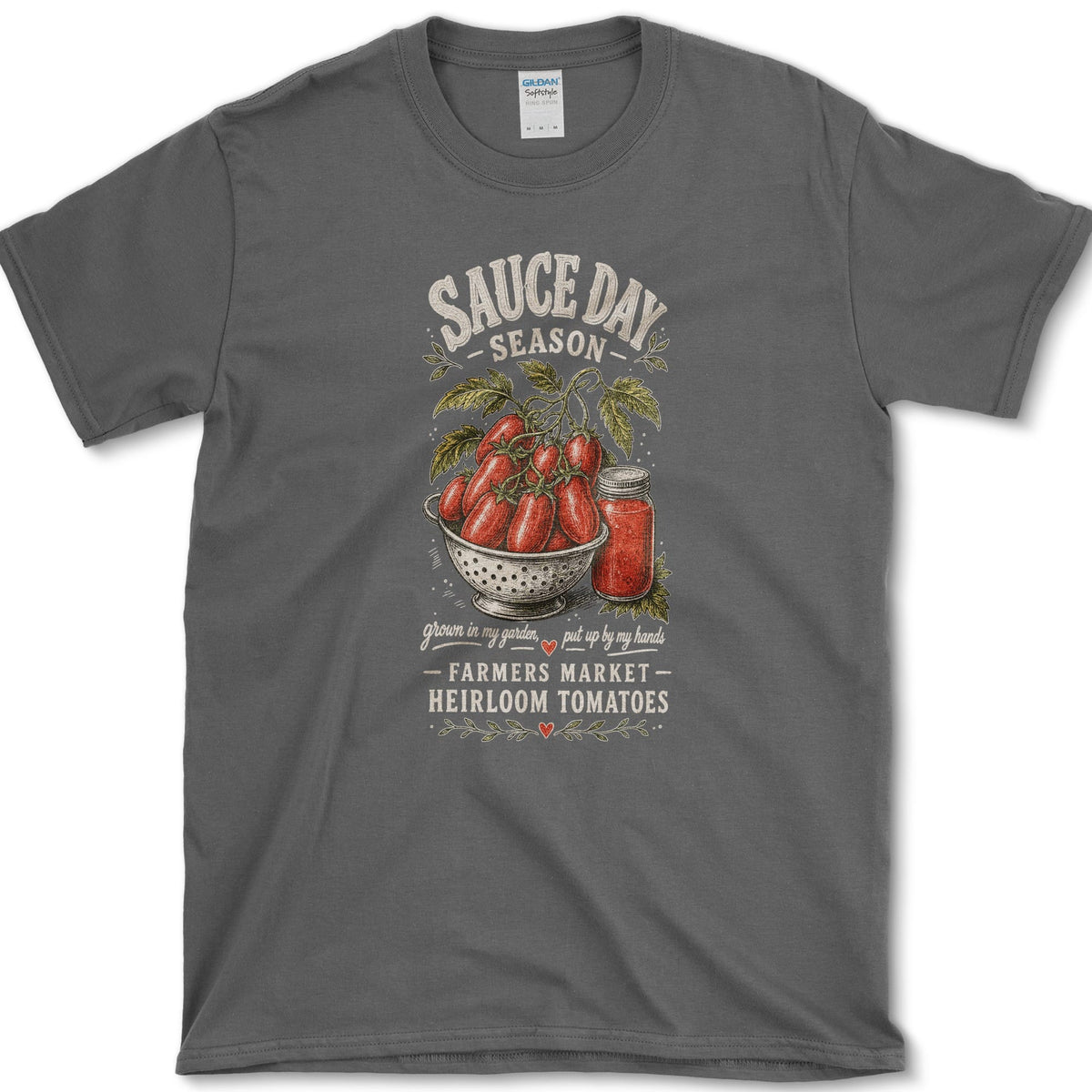 Sauce Day T-Shirt S / Dark Heather Essential Tees