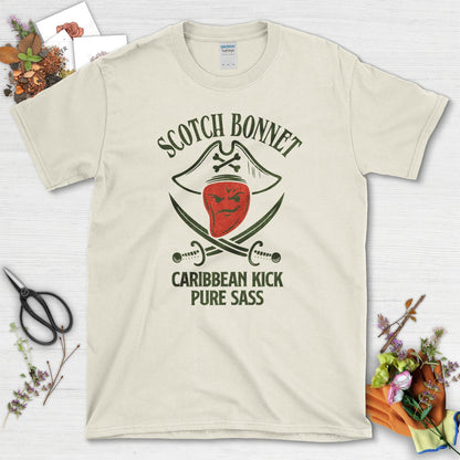 Scotch Bonnet Pure Sass T-Shirt Natural / M Physical Item