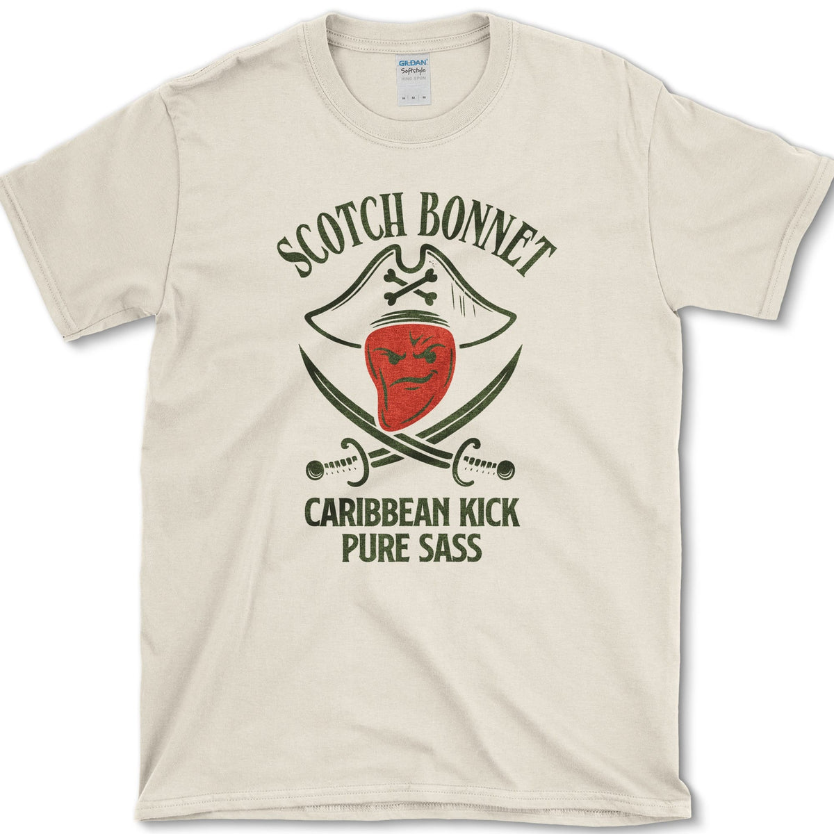 Scotch Bonnet Pure Sass T-Shirt Natural / S Essential Tees