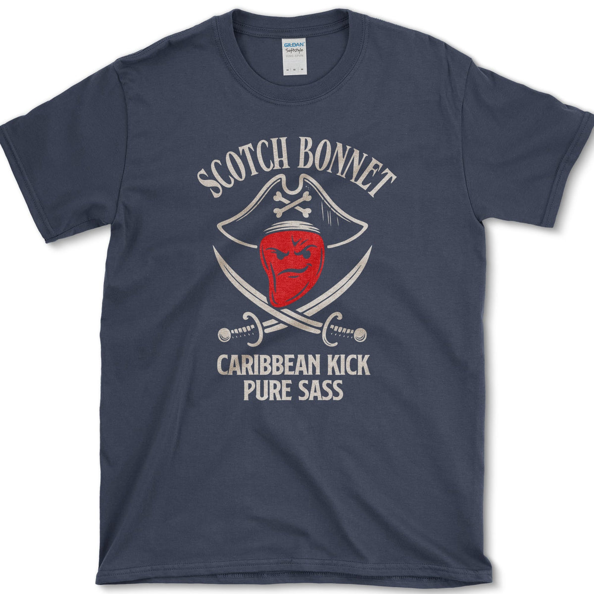 Scotch Bonnet Pure Sass T-Shirt Navy / S Essential Tees
