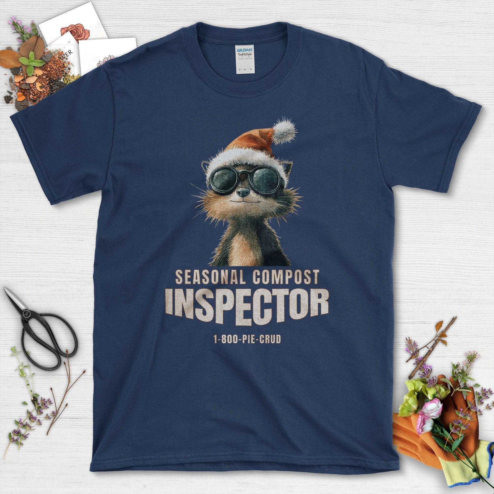 Seasonal Compost Inspector T-Shirt Navy / S T-Shirt