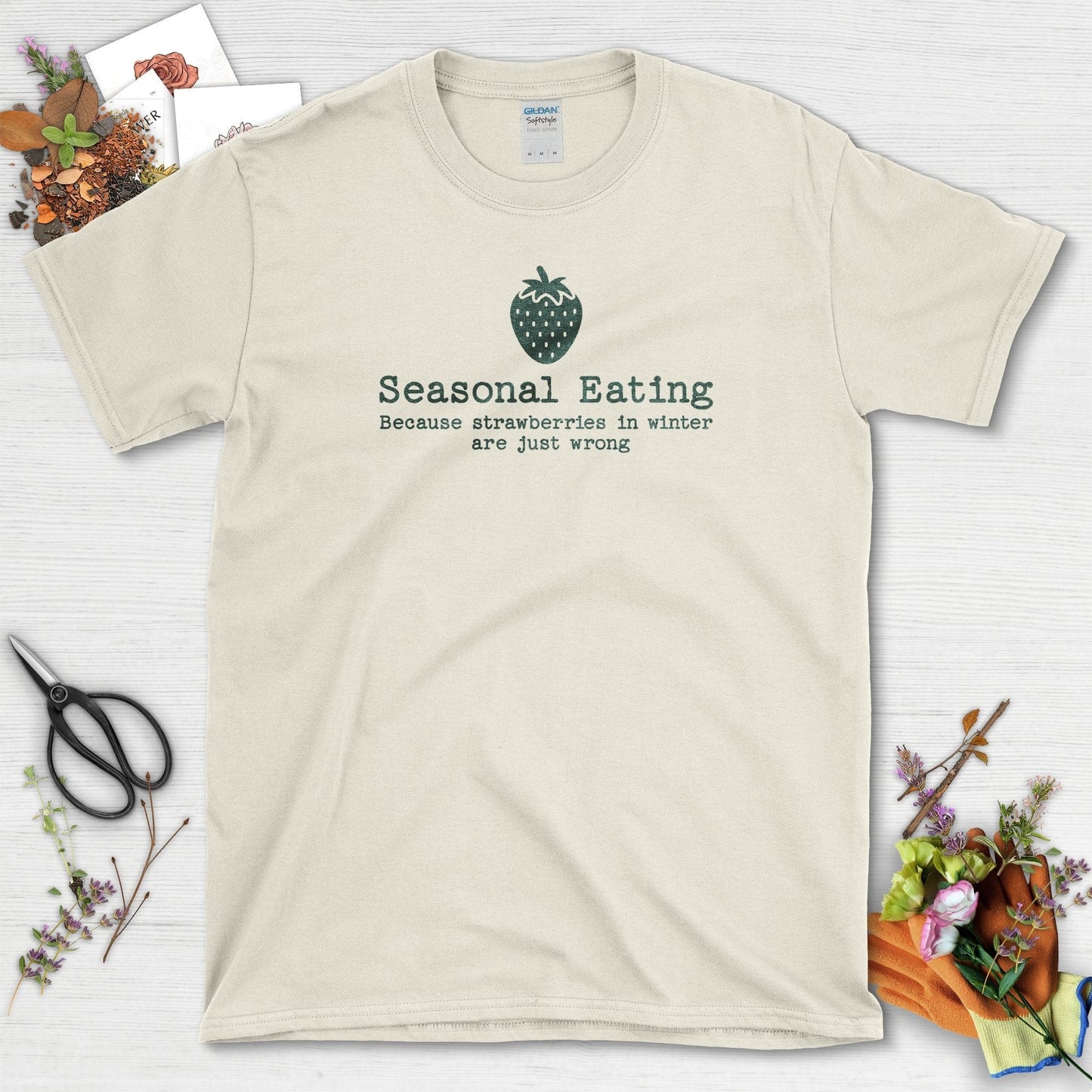 Seasonal Eating T-Shirt Natural / S T-Shirt