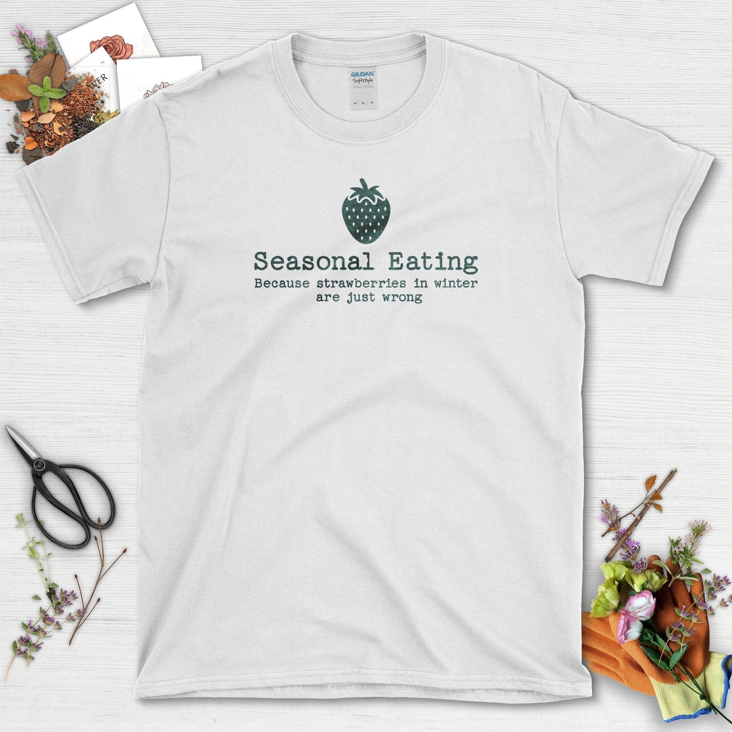 Seasonal Eating T-Shirt White / S T-Shirt