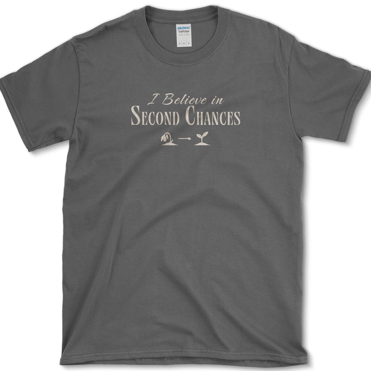Second Chances T-Shirt Dark Heather / S Essential Tees