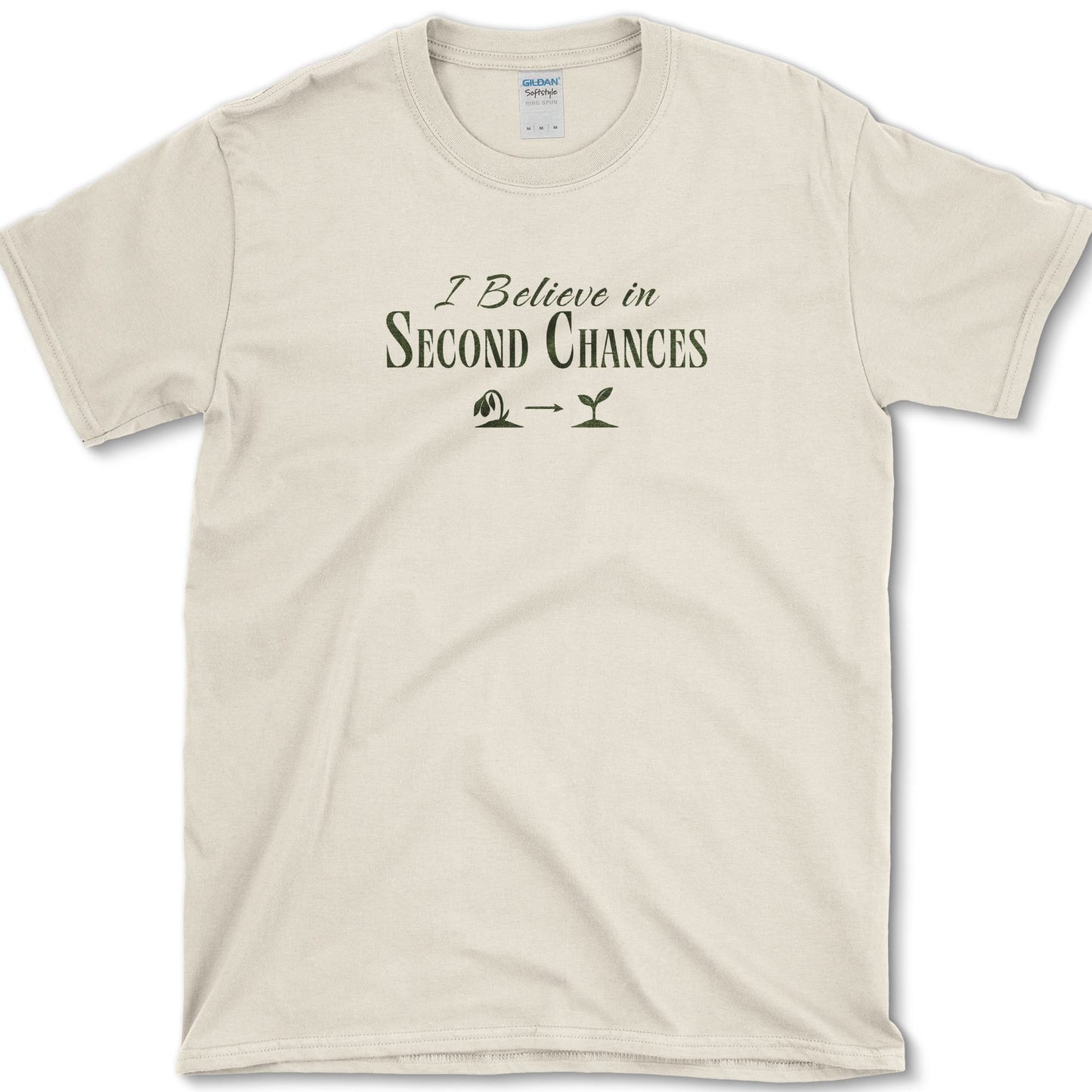 Second Chances T-Shirt Natural / S Essential Tees