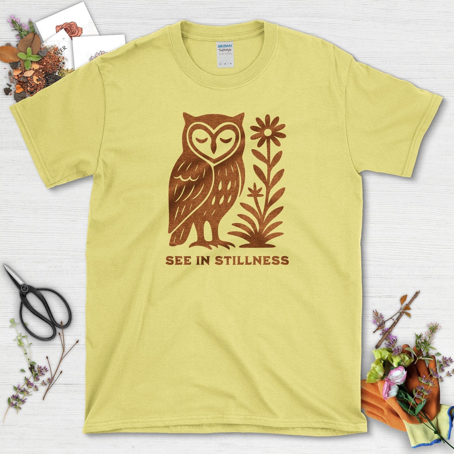 See In Stillness T-Shirt Cornsilk / S Physical Item