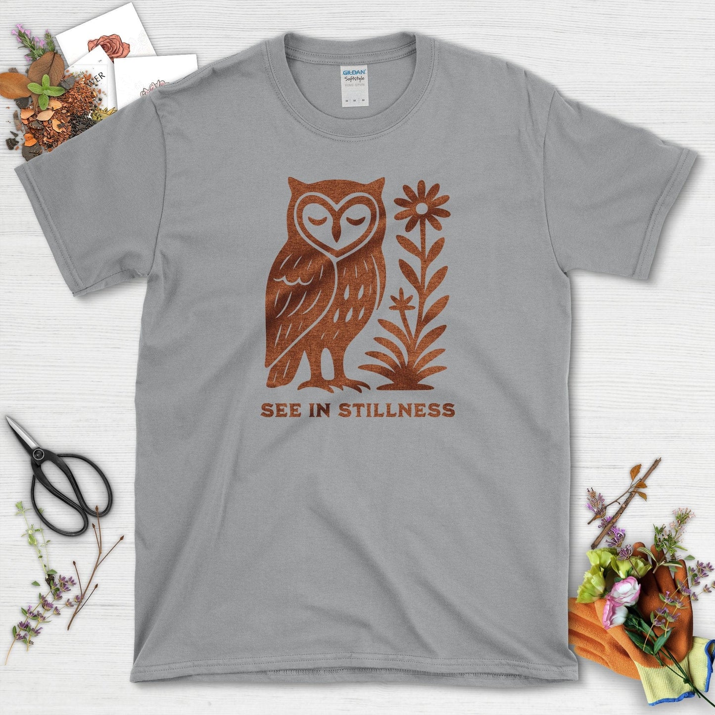 See In Stillness T-Shirt Sport Grey / S Physical Item