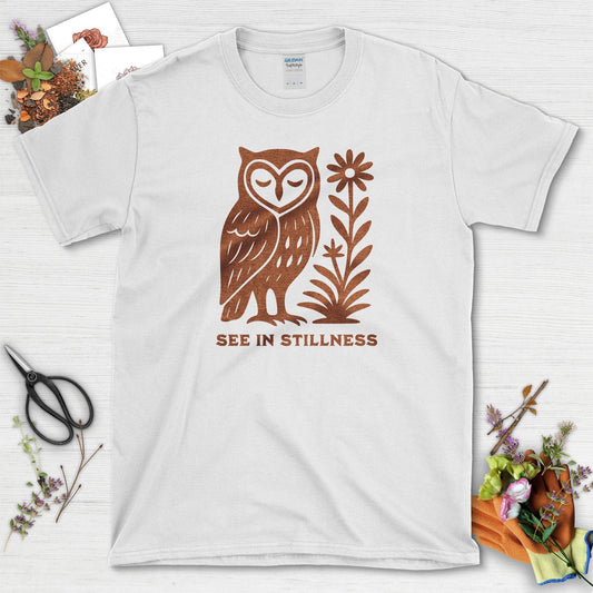 See In Stillness T-Shirt White / S Physical Item