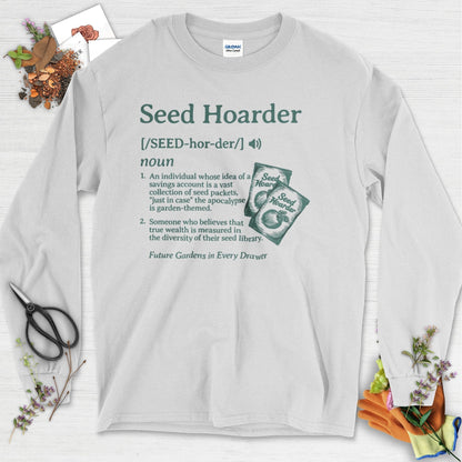 Seed Hoarder Definition Long Sleeve Ash / S T-Shirt