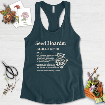 Seed Hoarder Definition Racerback Racerback / XS / Midnight Navy Physical Item