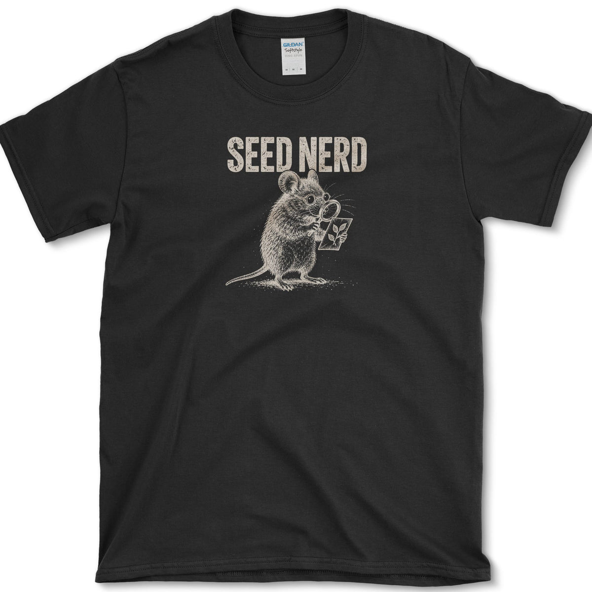 Seed Nerd T-Shirt Black / S Essential Tees