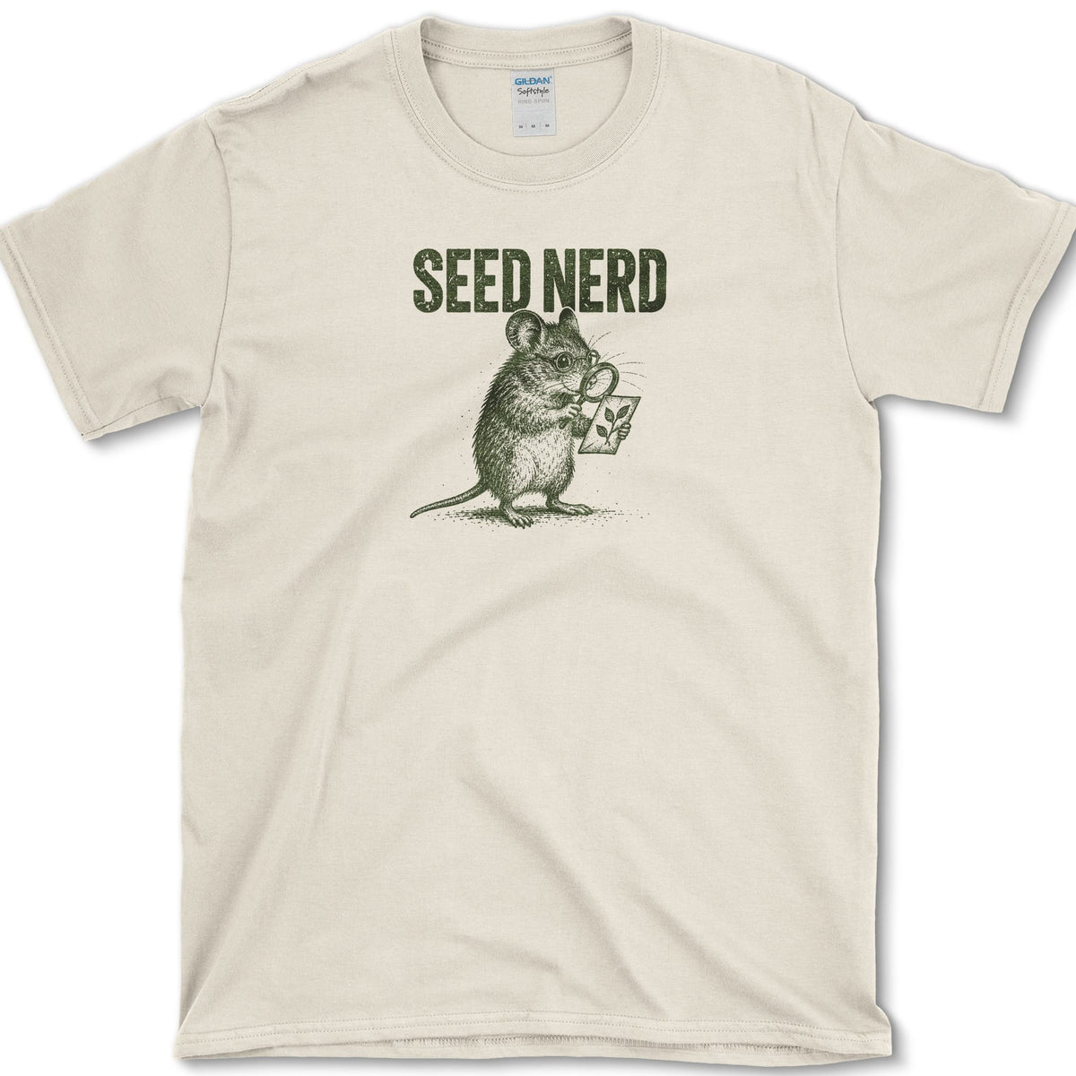 Seed Nerd T-Shirt Natural / S Essential Tees