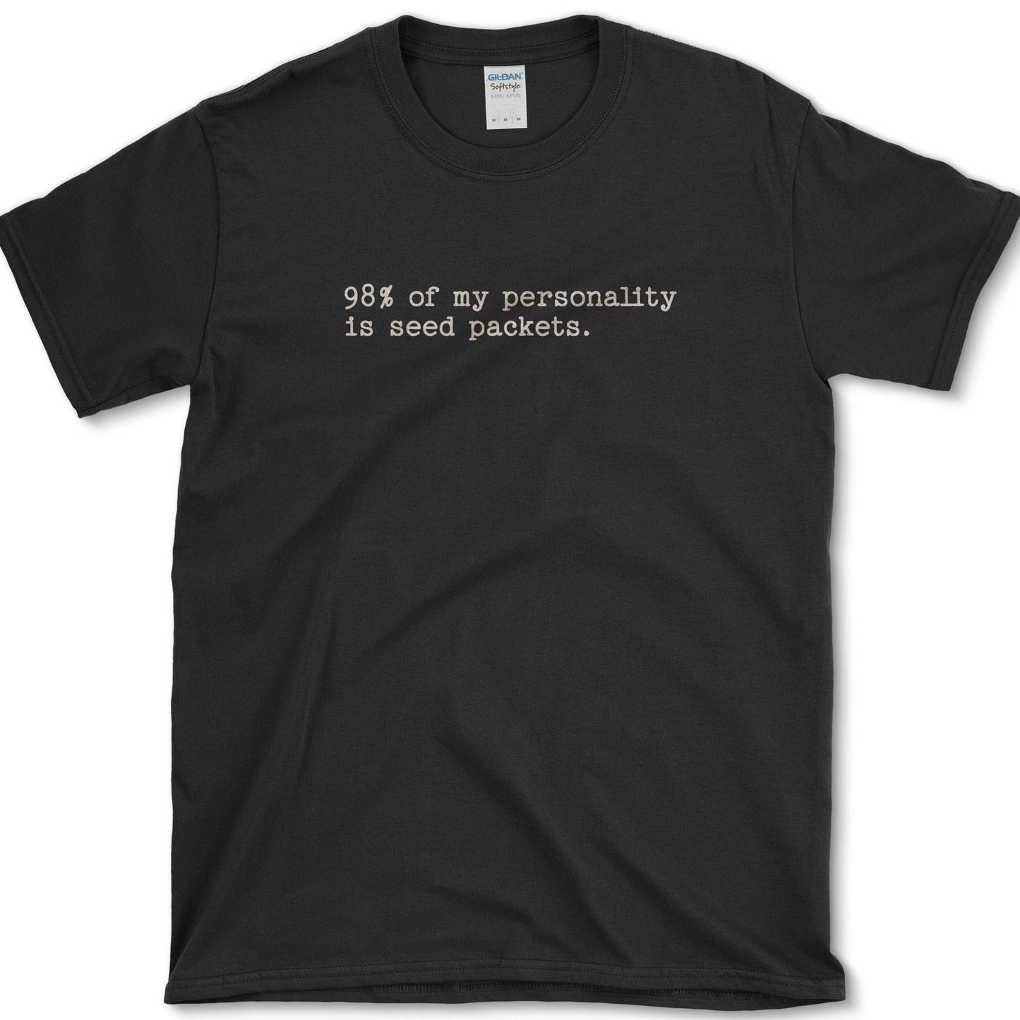Seed Packets Personality T-Shirt Essential Tees / S / Black Physical Item