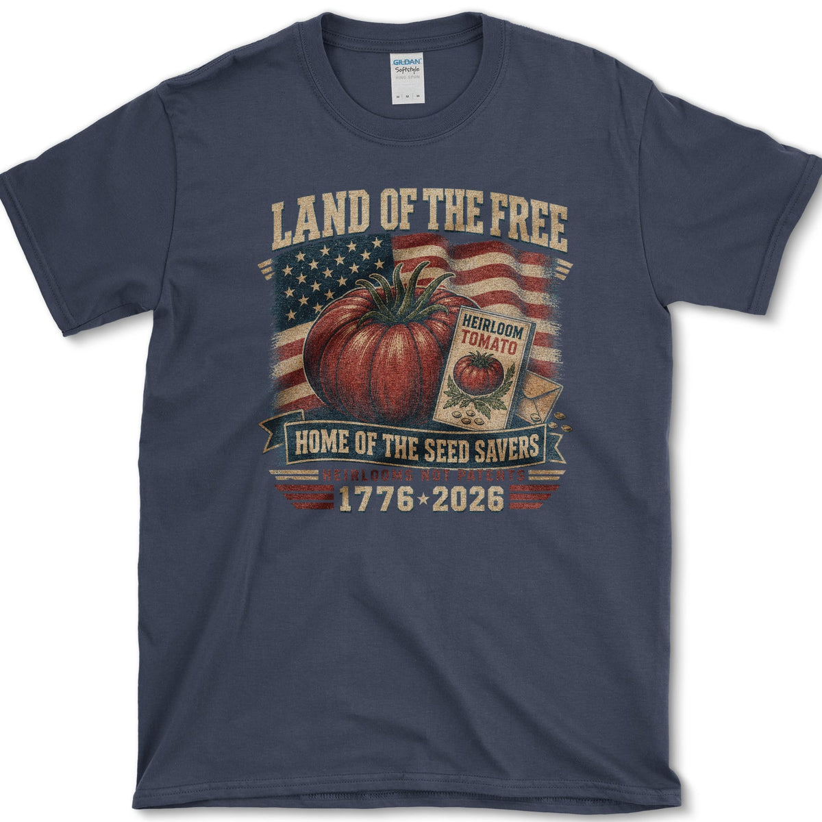 Seed Savers T-Shirt S / Navy / Essential Tees Essential Tees