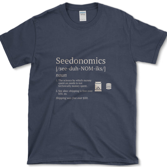 Seedonomics T-Shirt Navy / S Essential Tees