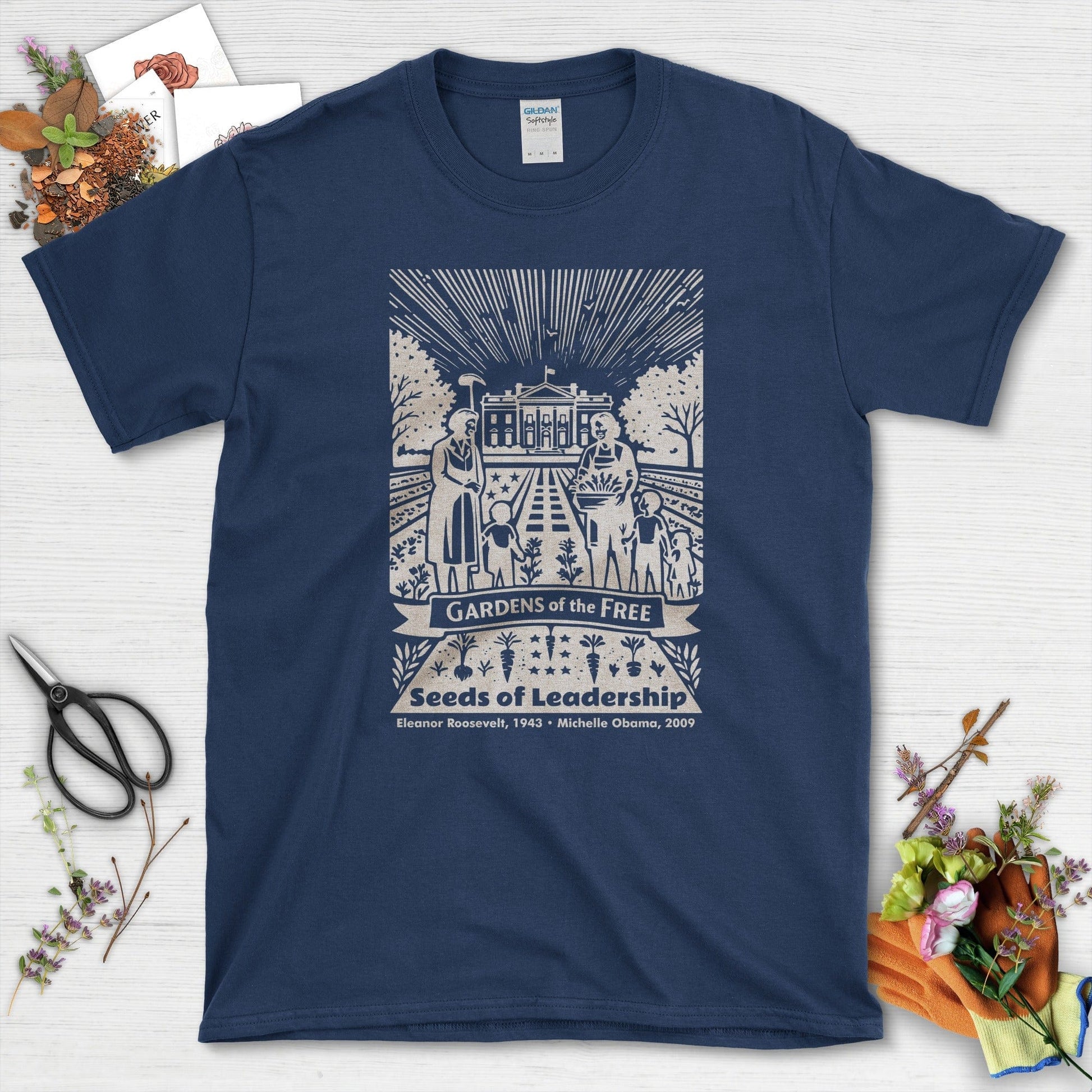 Seeds of Leadership T-Shirt T-Shirts / S / Navy Physical Item