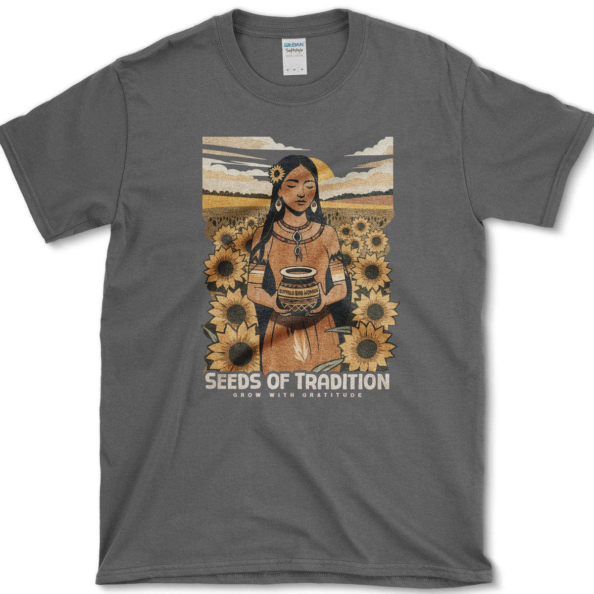 Seeds of Tradition T-Shirt Dark Heather / S Essential Tees