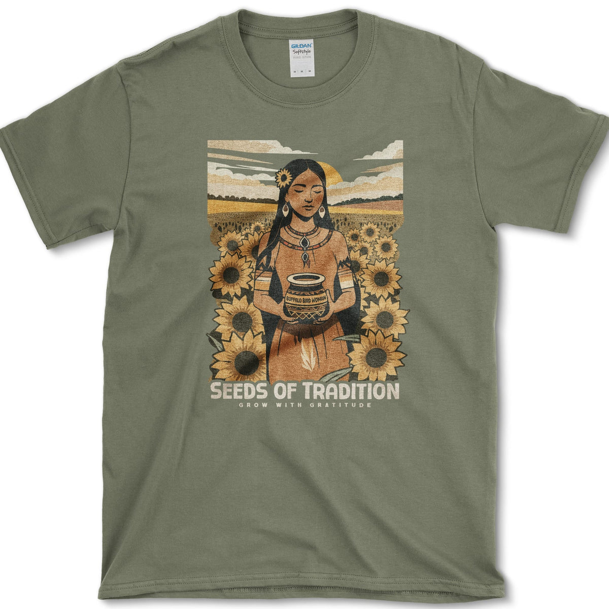 Seeds of Tradition T-Shirt Military Green / S Essential Tees
