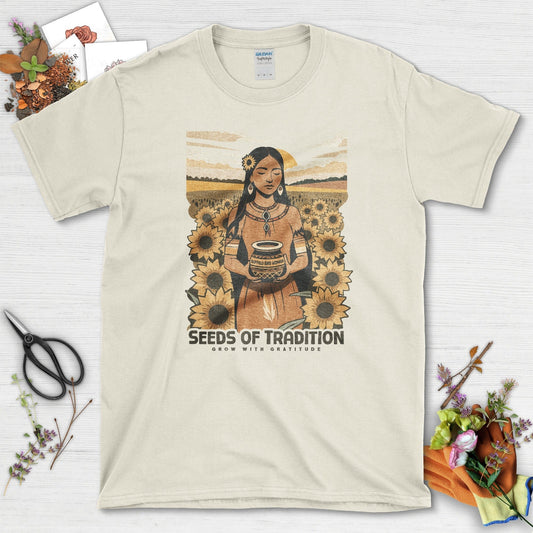 Seeds of Tradition T-Shirt T-Shirts / S / Natural Physical Item