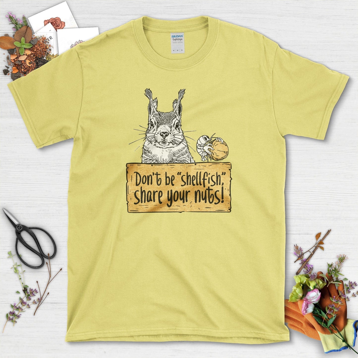 Share Your Nuts Funny T-Shirt Cornsilk / S T-Shirt