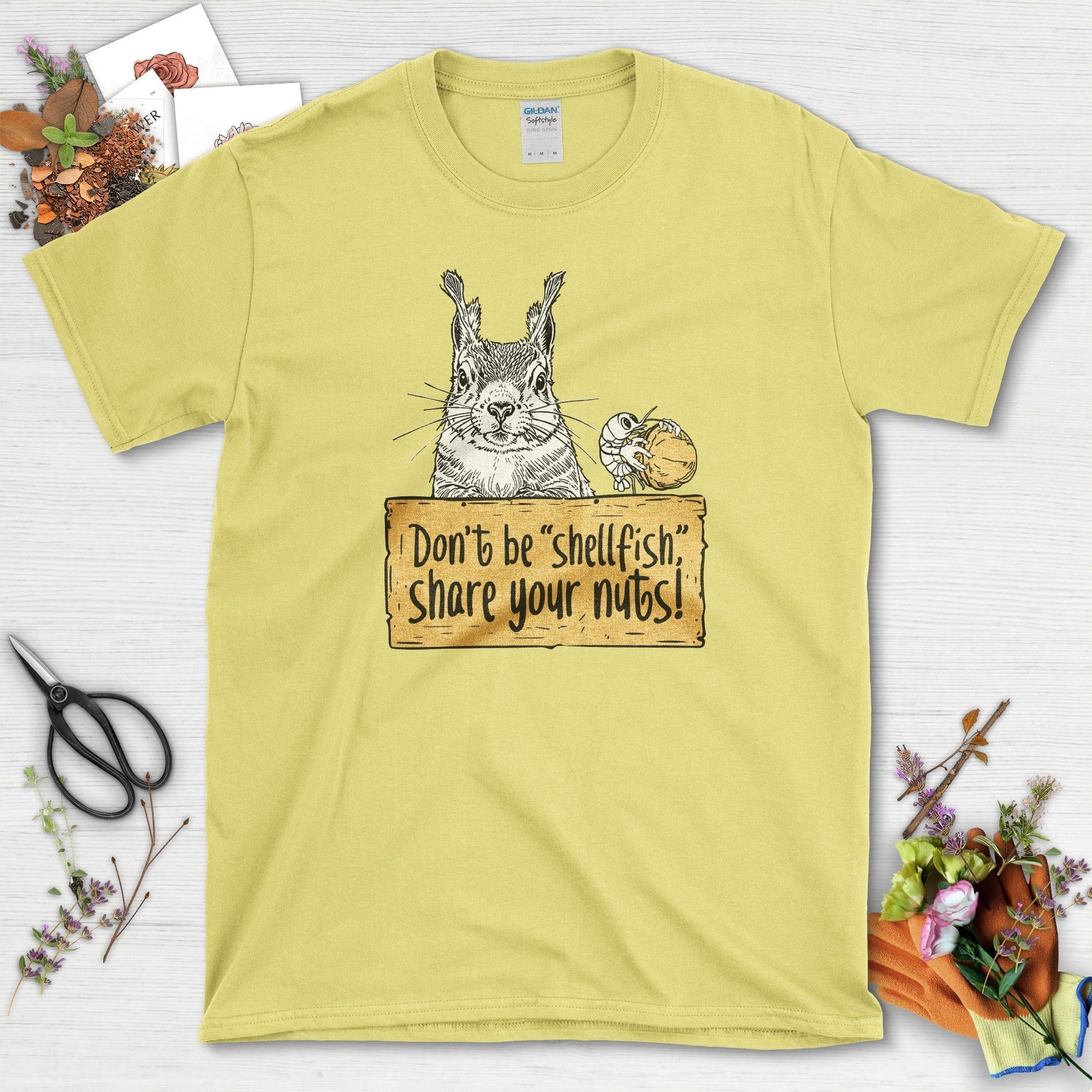 Share Your Nuts Funny T-Shirt Cornsilk / S T-Shirt