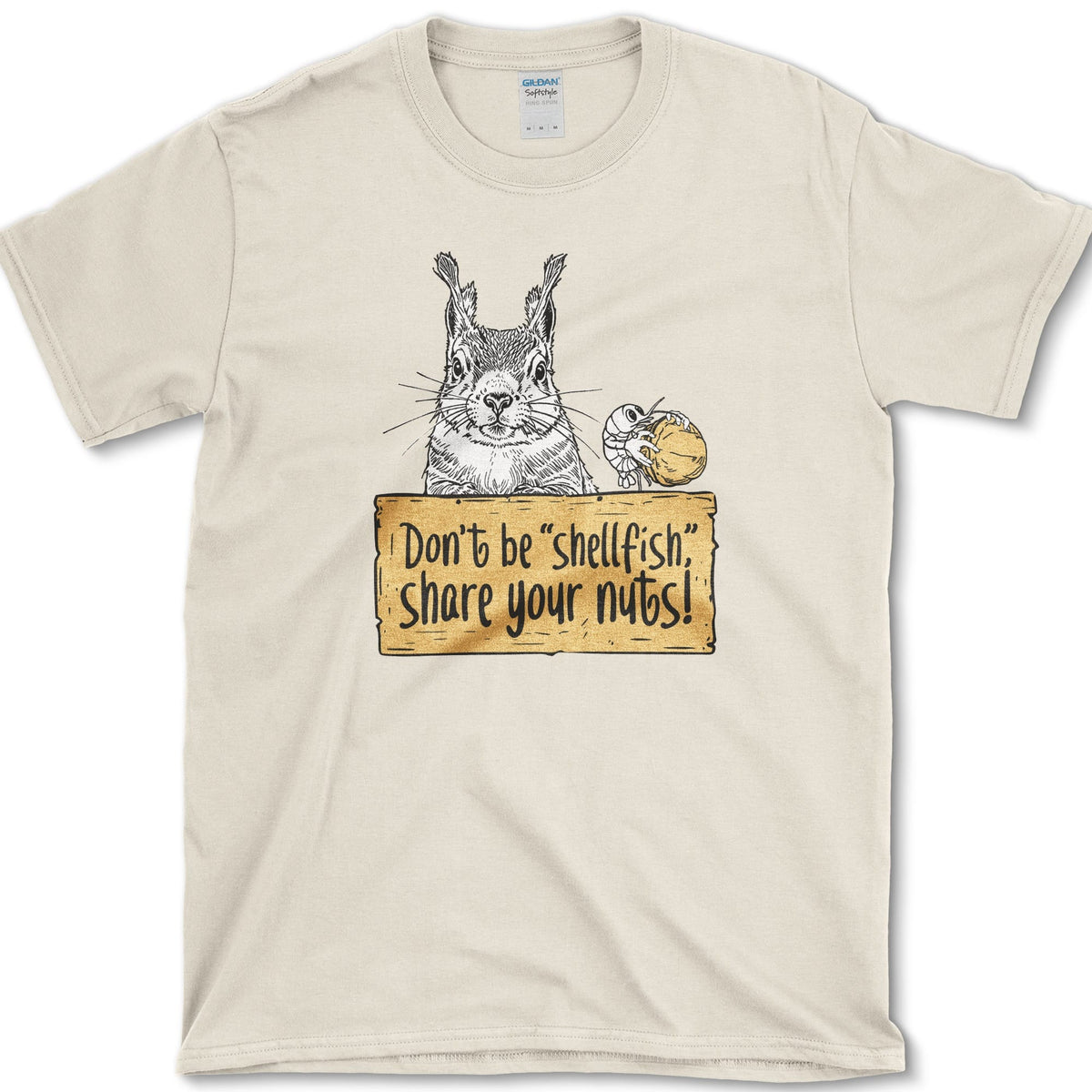 Share Your Nuts Funny T-Shirt Natural / S Essential Tees