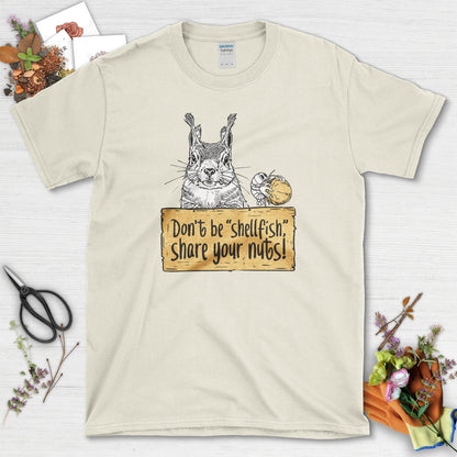 Share Your Nuts Funny T-Shirt Natural / S T-Shirt