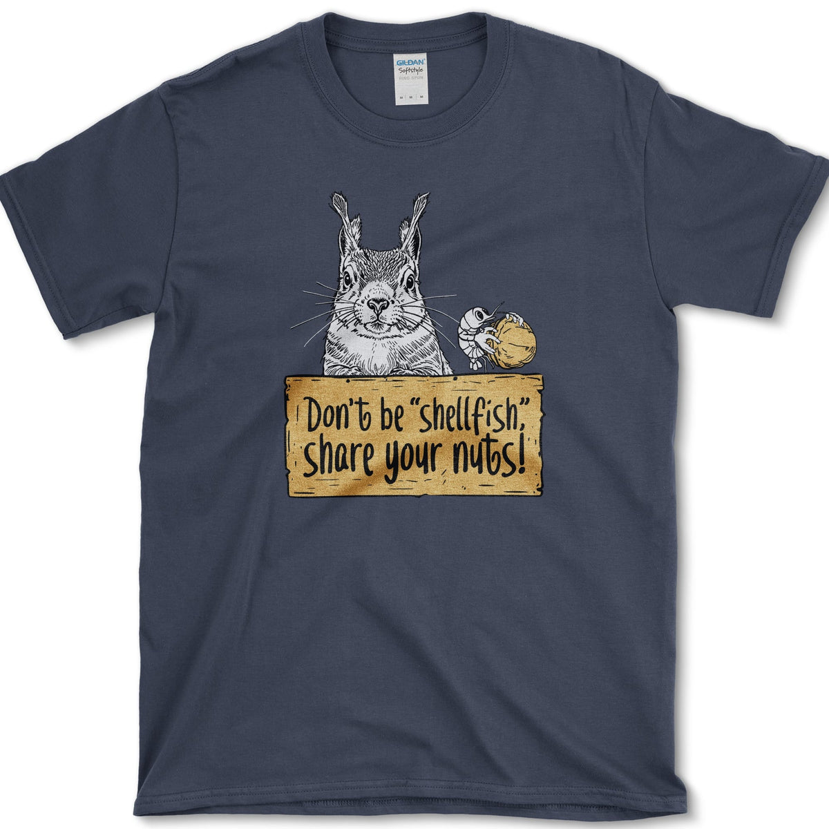 Share Your Nuts Funny T-Shirt Navy / S Essential Tees