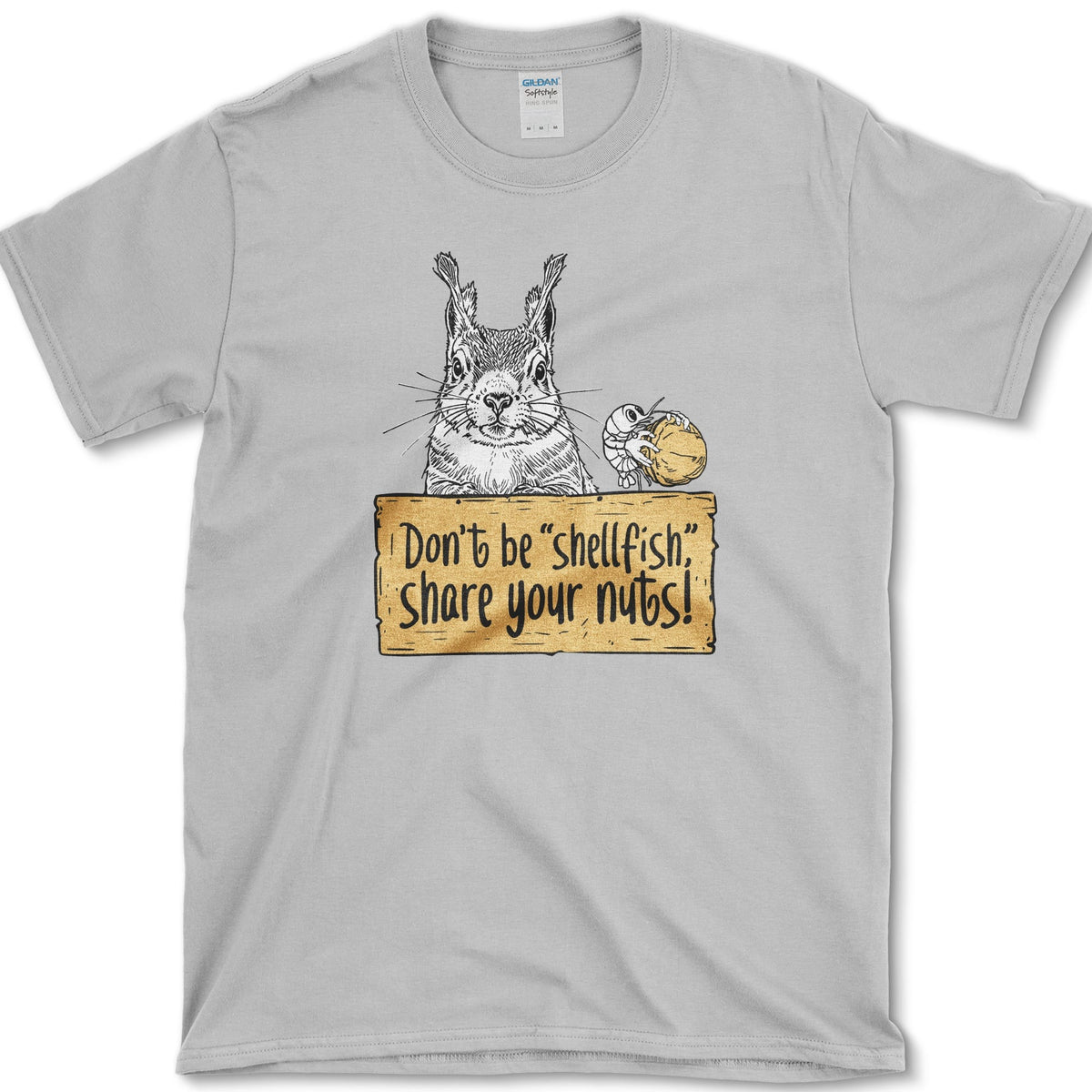 Share Your Nuts Funny T-Shirt Sport Grey / S Essential Tees