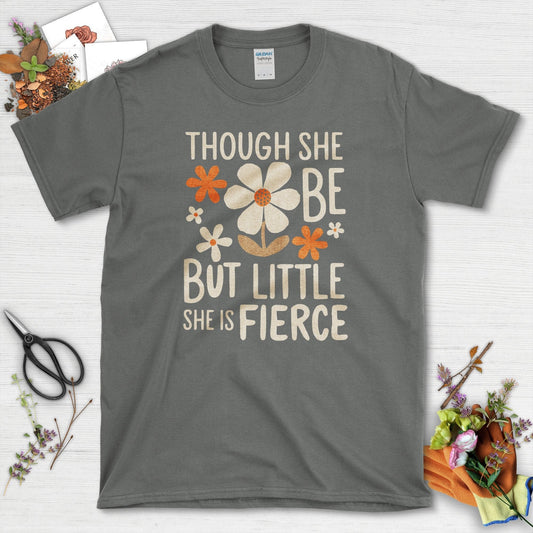 She Is Fierce T-Shirt Charcoal / S T-Shirt